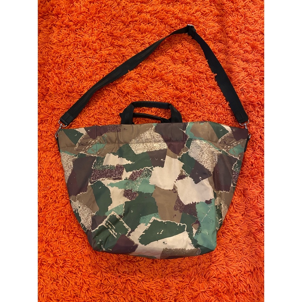 ZARA crossbody/tote camo bag